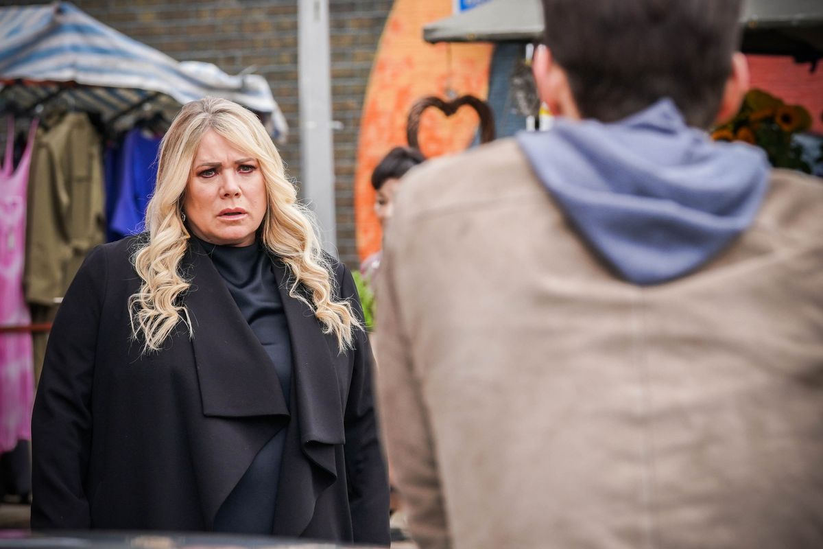 Sharon Beale sees Zack Hudson in EastEnders