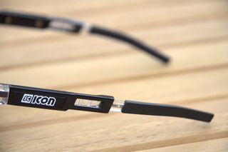 Scicon Aeroscope sunglasses on a wooden table