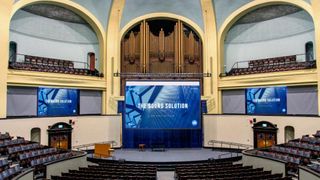 Renkus-Heinz's advanced beam-steering transformed sound at Convocation Hall.