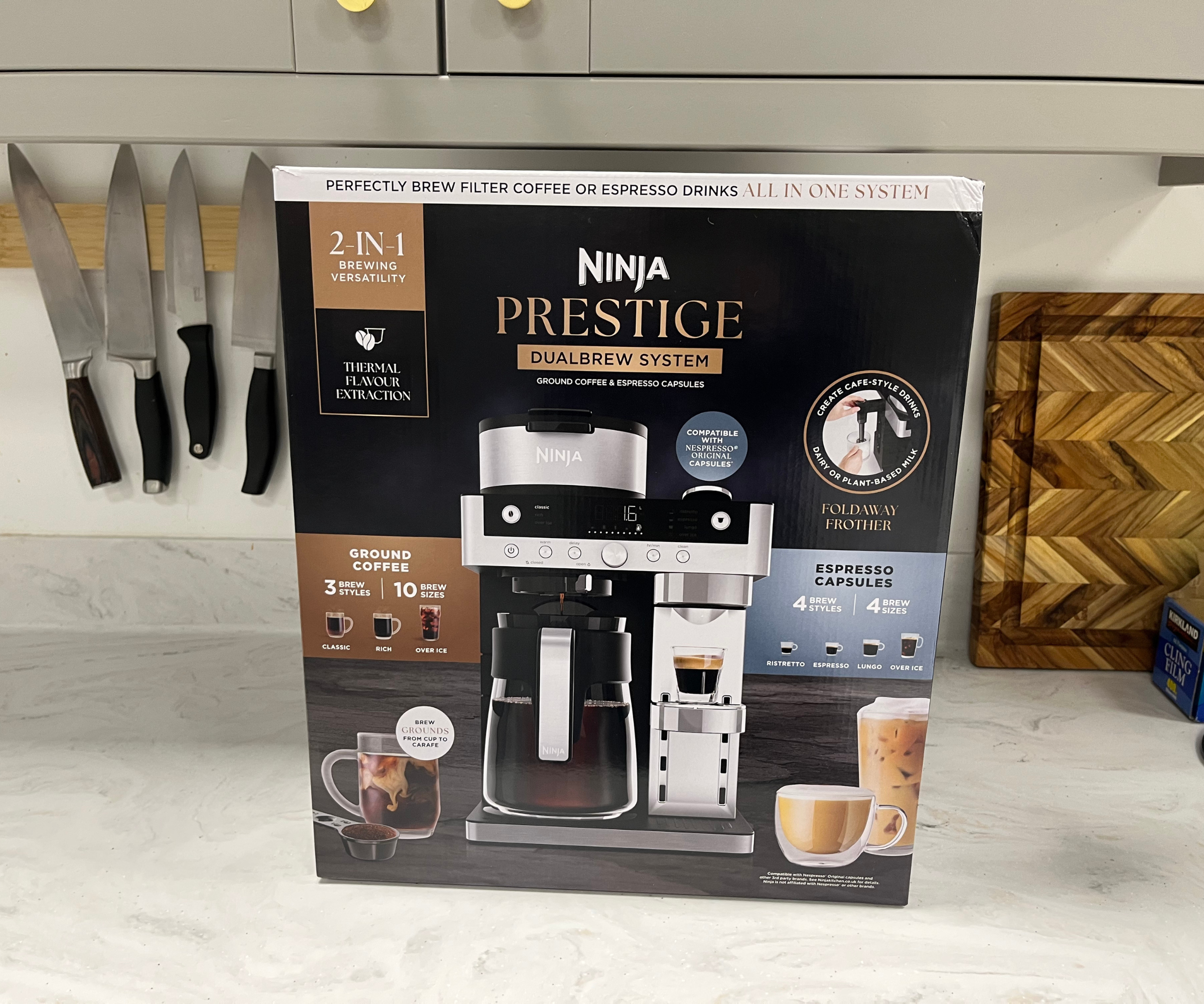 Ninja Prestige DualBrew System espresso and drip coffee maker