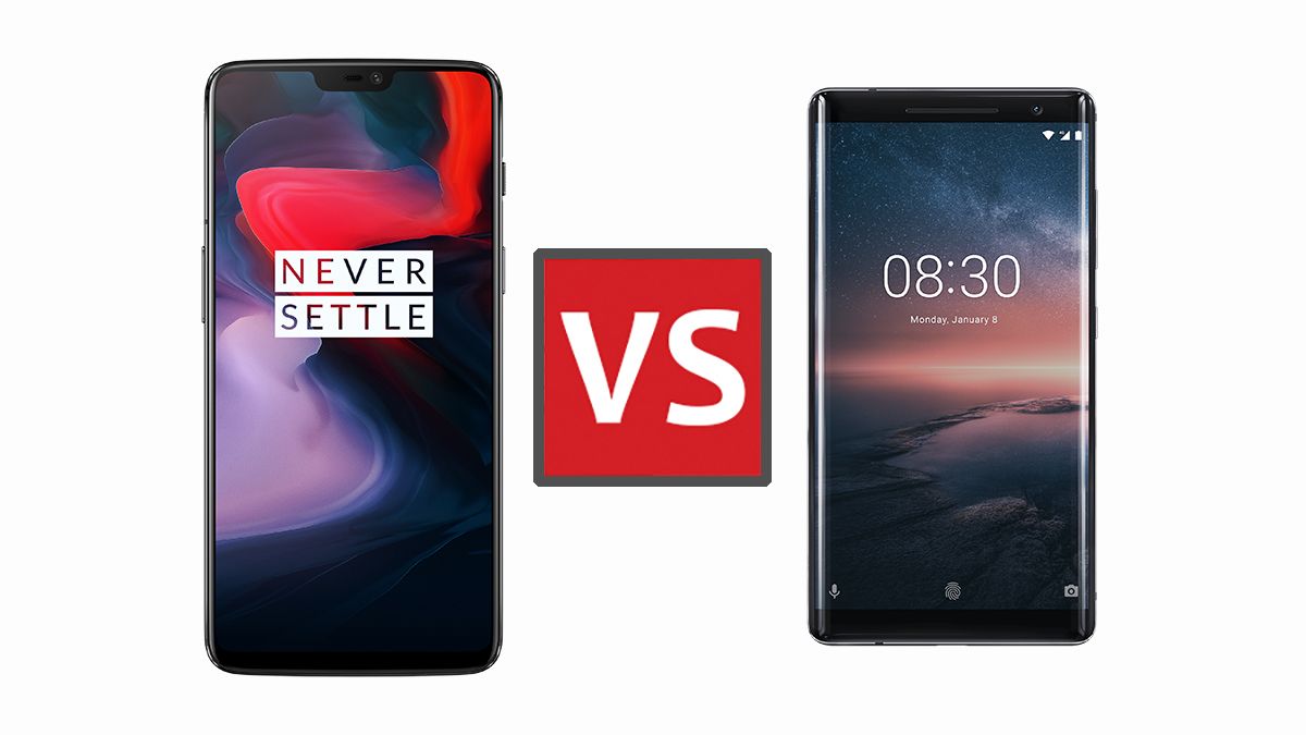 OnePlus 6 and Nokia 8 Sirocco