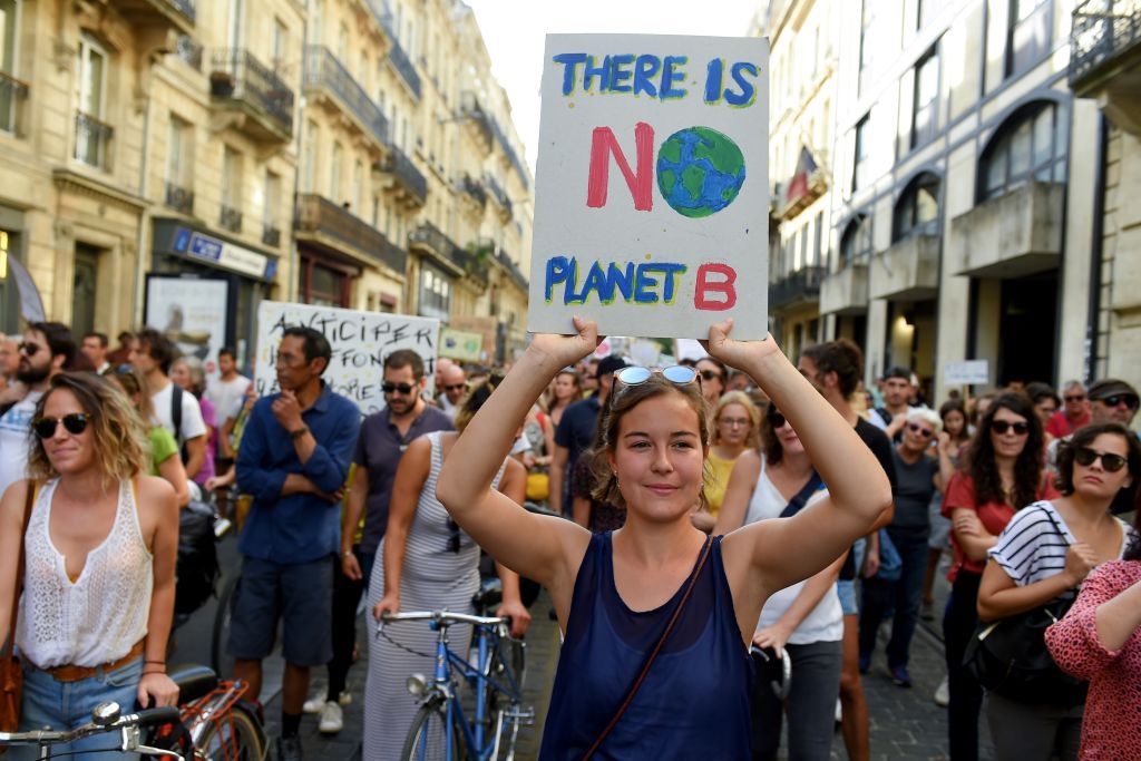 Climate protest.