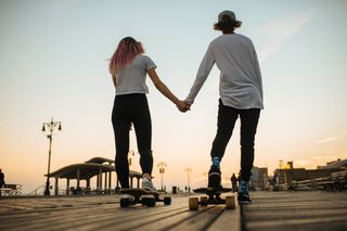 teenager, teen, skateboard