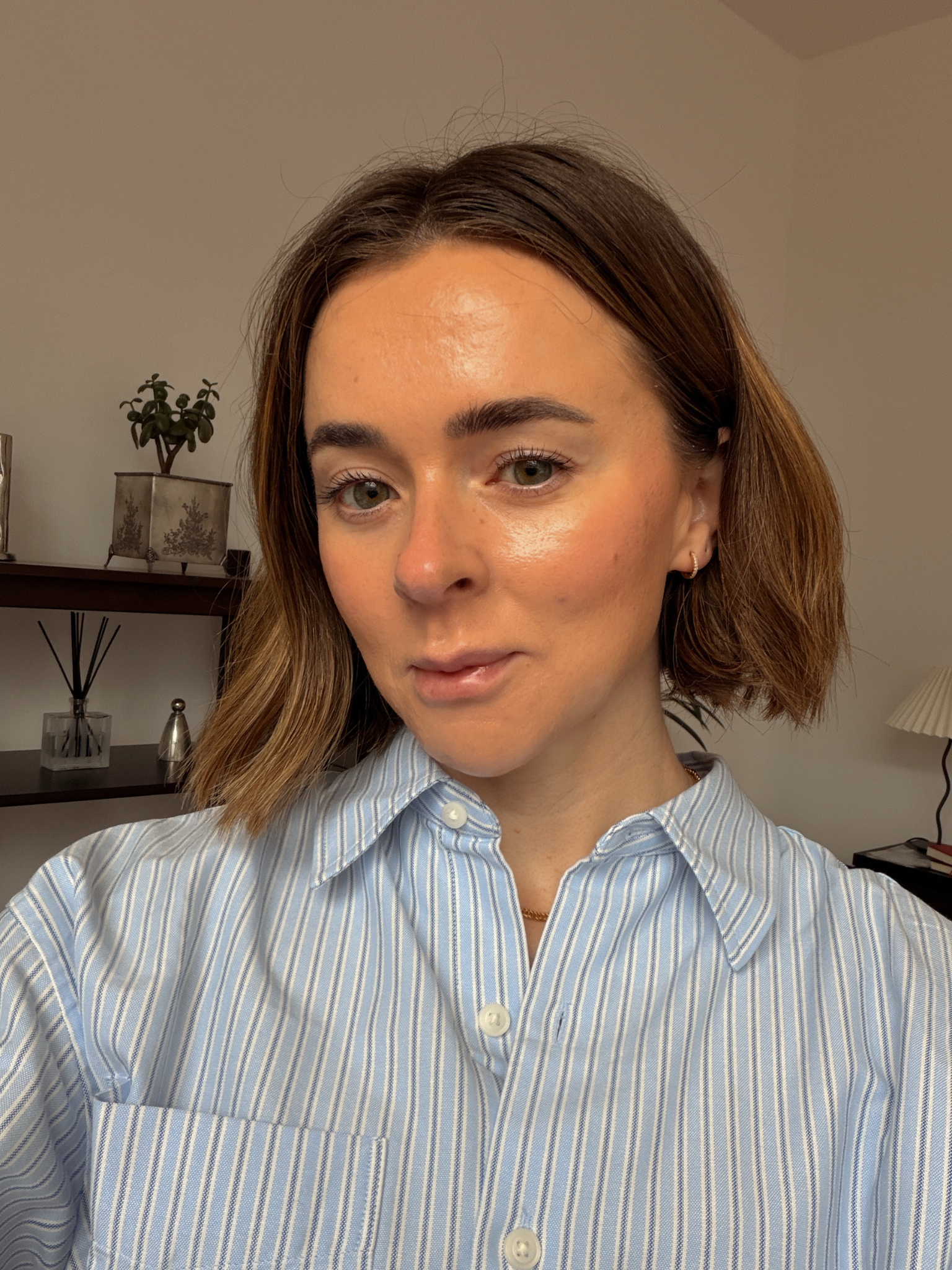 Freelance beauty editor Grace Day, wearing Chanel Les Beiges Healthy Glow Bronzing Cream