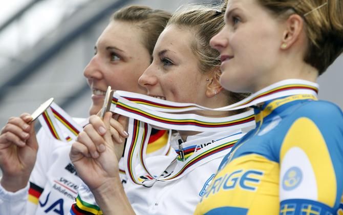 The top three elite women
