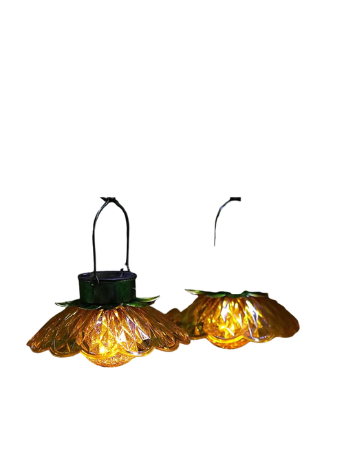 14" Solar Powered Outdoor Lantern