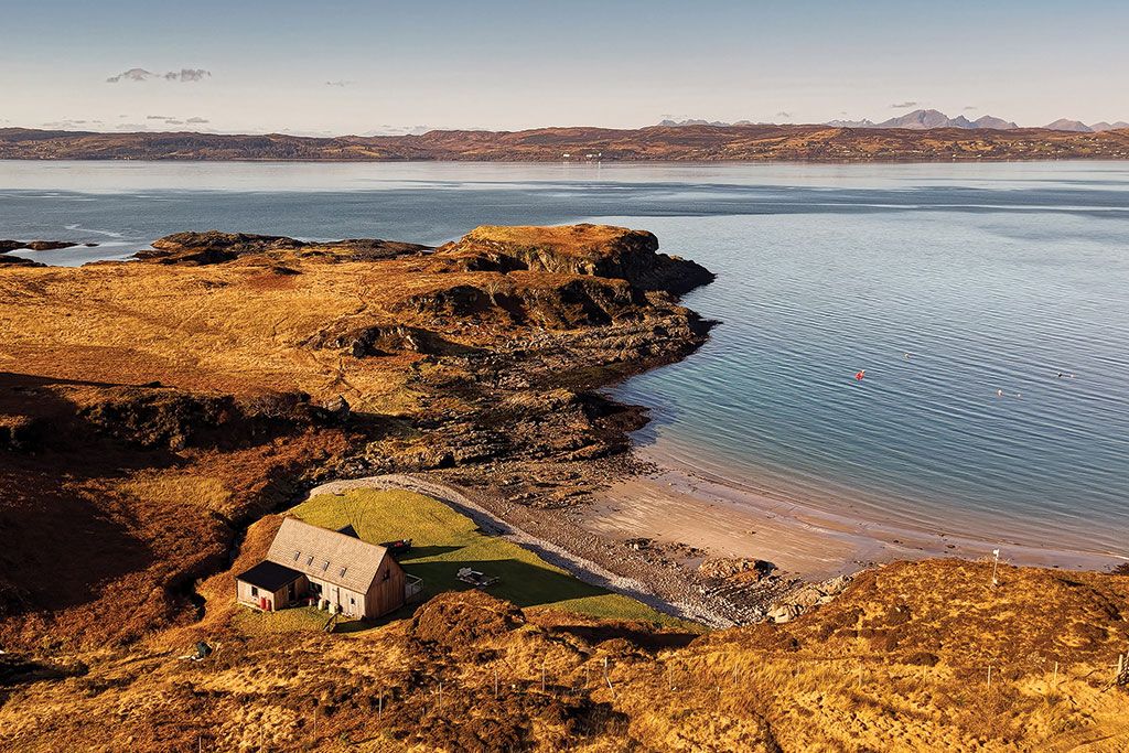 Doune Bay Lodge, Knoydart, Mallaig, the Highlands.