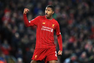 Rhian Brewster is an injury doubt for Liverpool