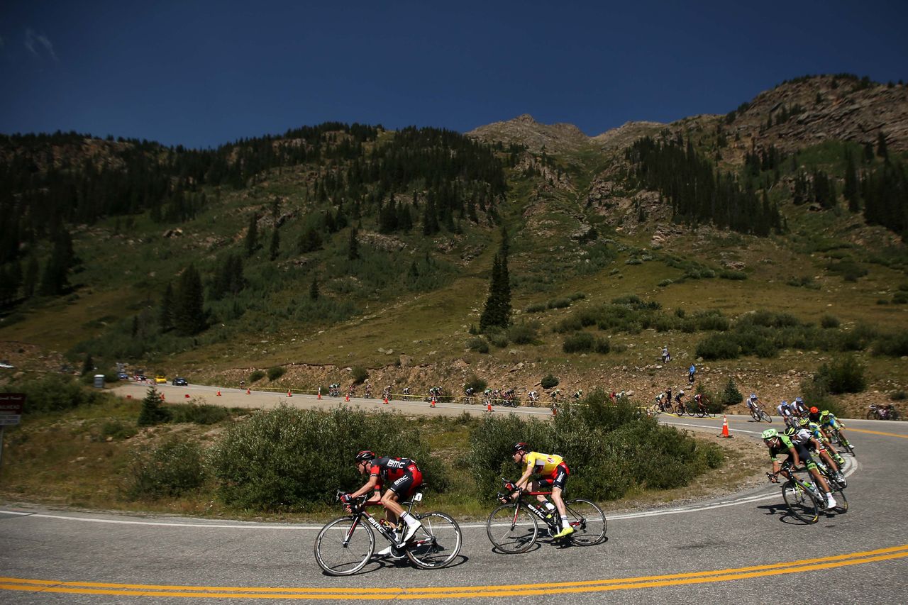 Independence Pass was one of the big climbs of the stage