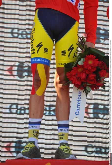 Alberto Contador (Tinkoff-Saxo) says his knee pain is almost gone