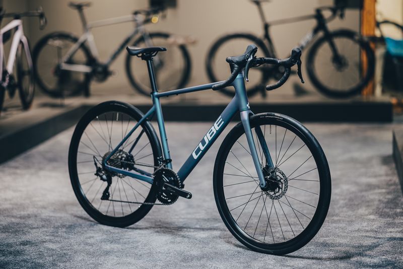 A Cube Attain road bike