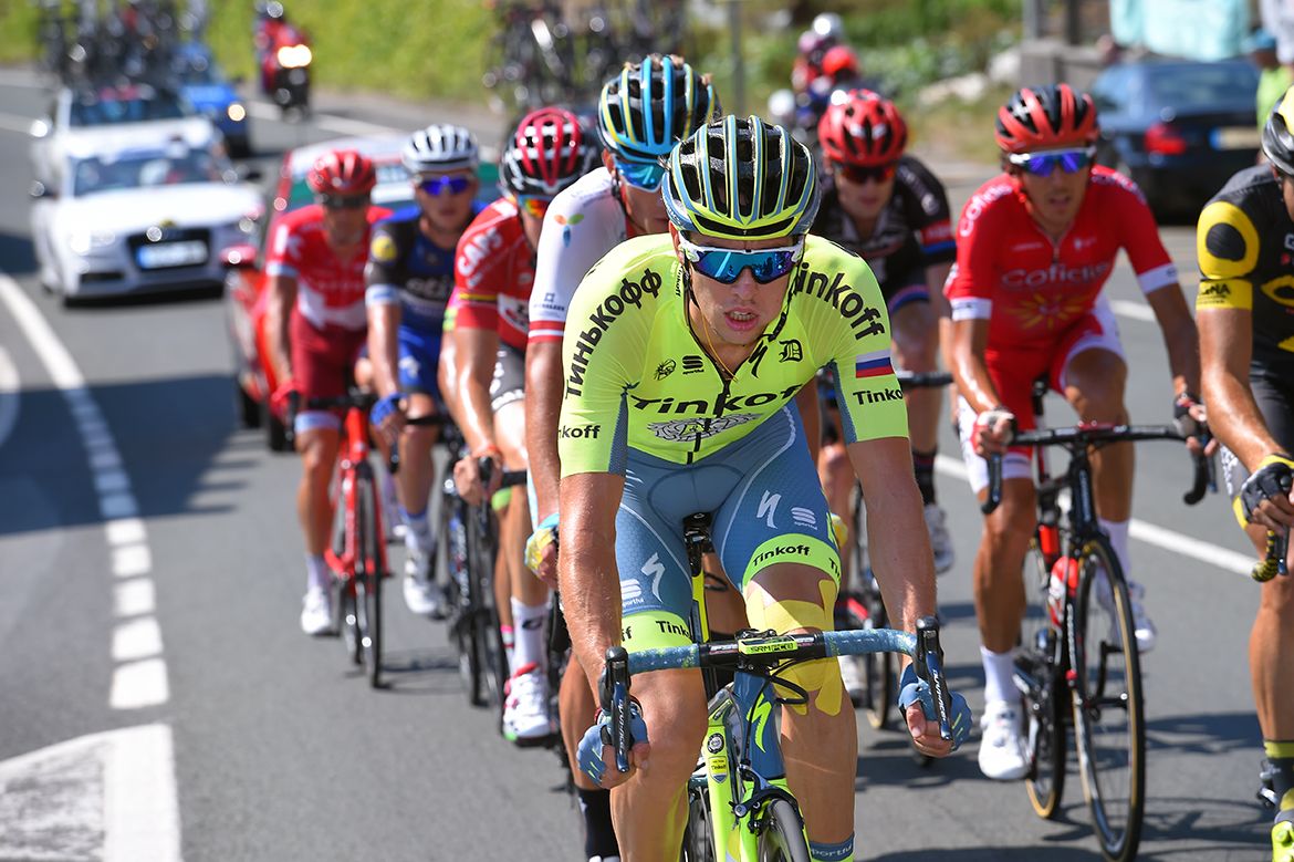 Michael Gogl (Tinkoff) in the breakaway