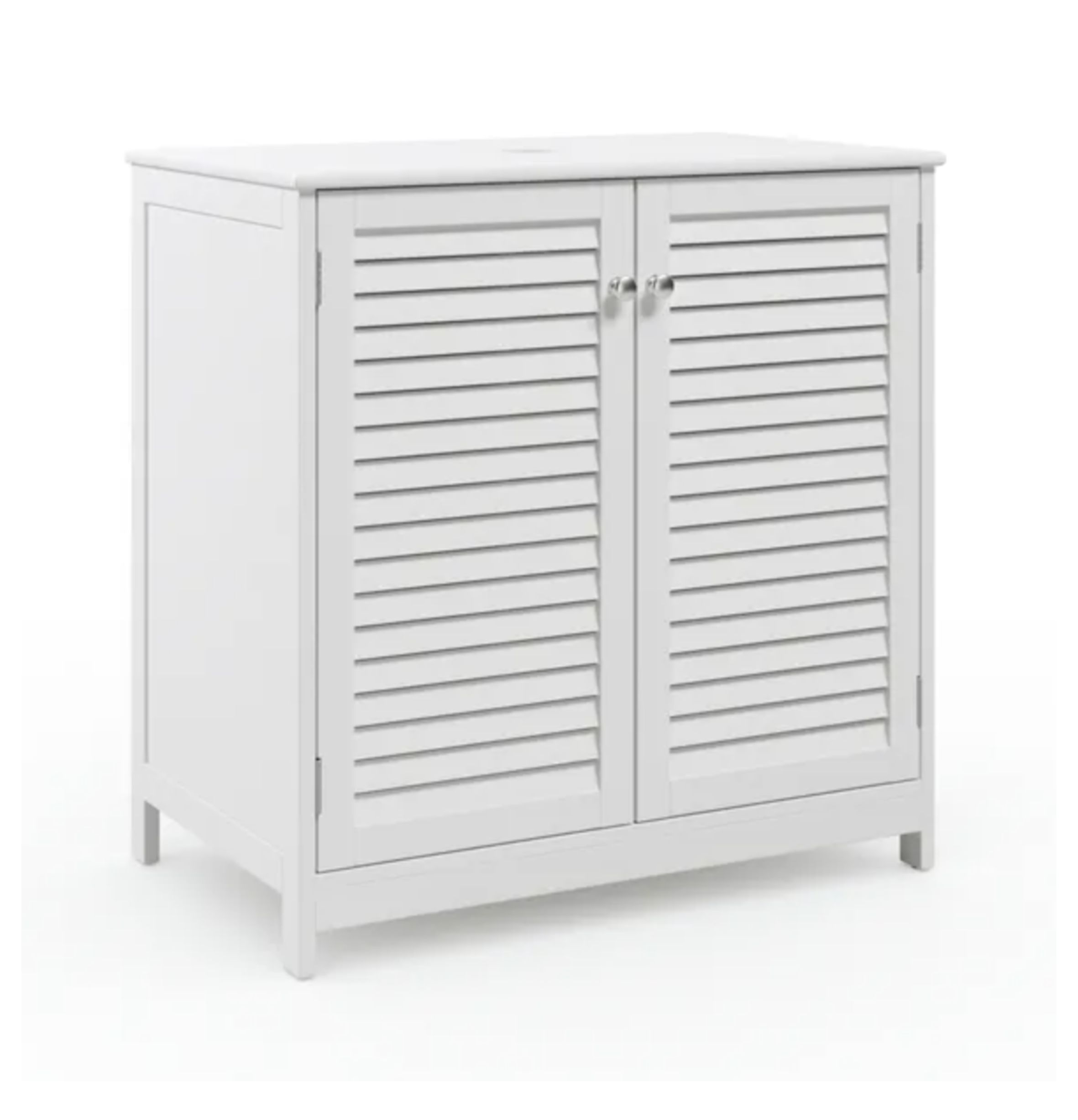 Nautical Single Vanity Unit, white