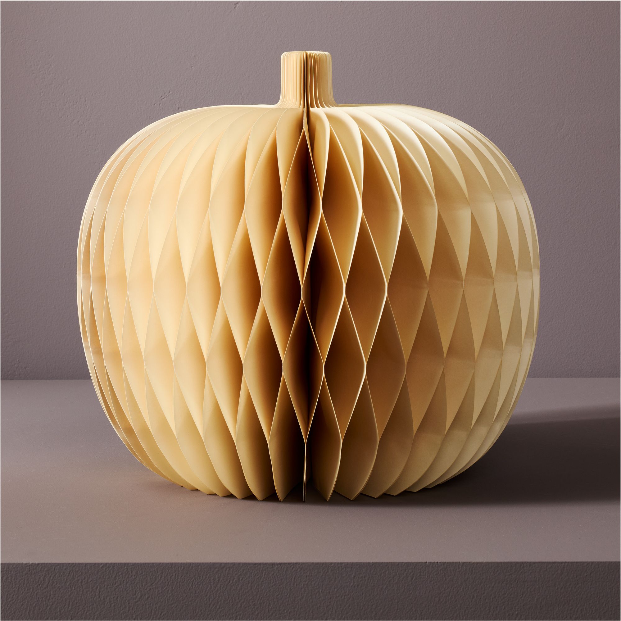 gold paper decorative pumpkin