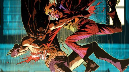 Batman and the Joker fight