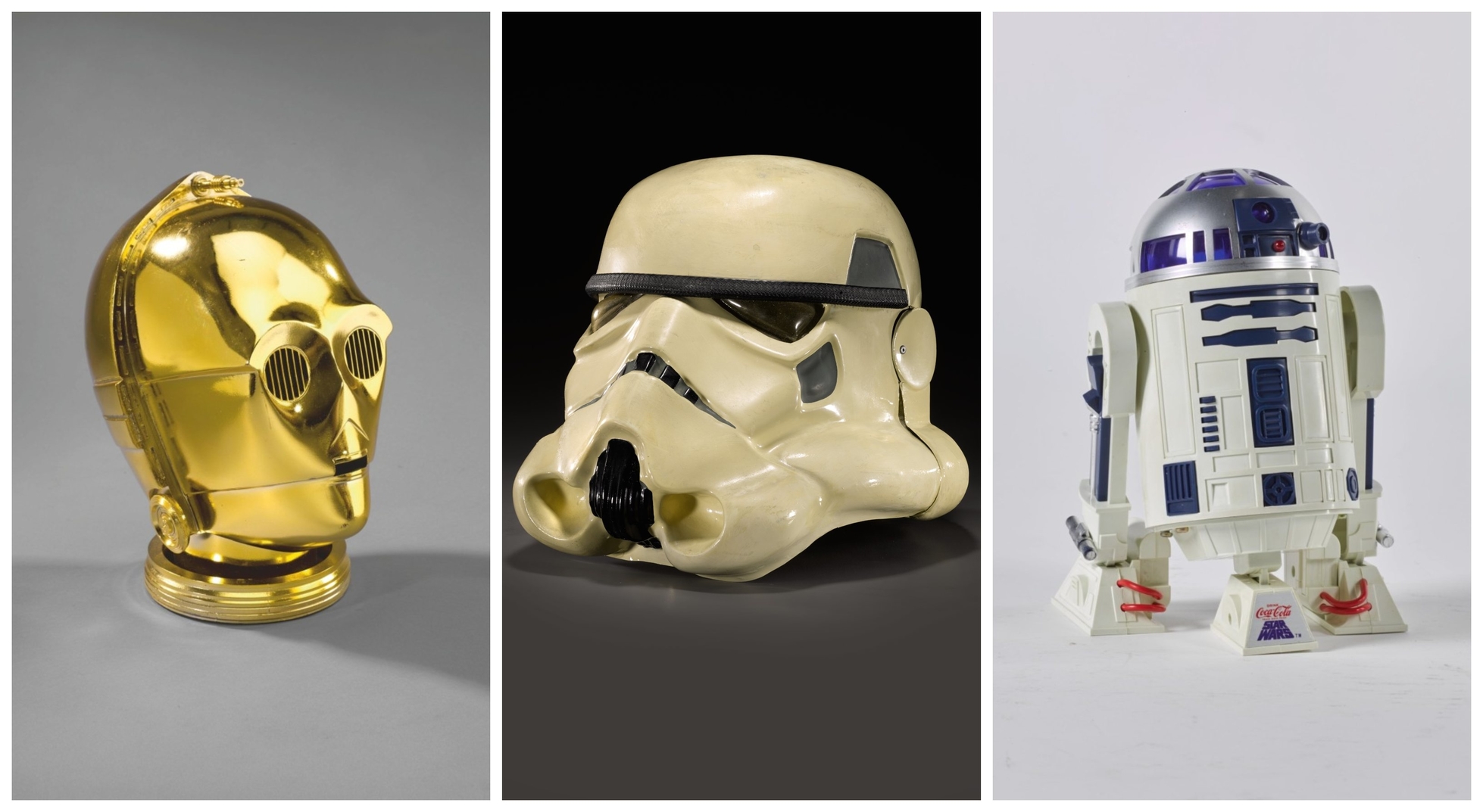 Prototype Stormtrooper Helmet up for sale in Sotheby's Star Wars-themed auction