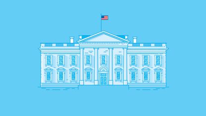 simple rendering of the White House