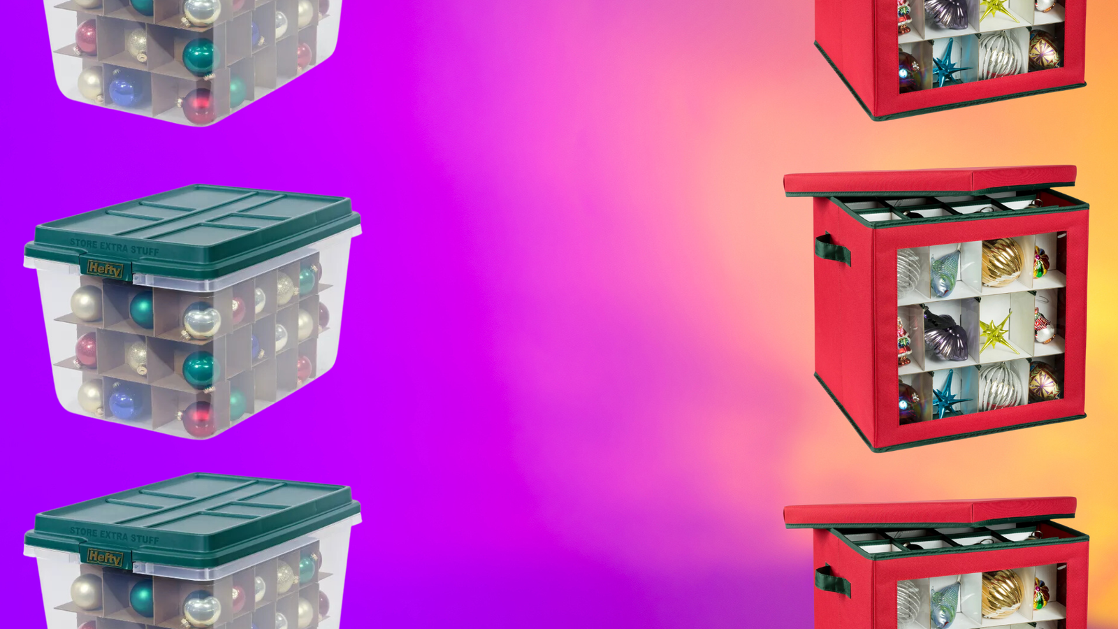 12 Perfect Ornament/Decor Storage Buys in the AfterChristmas Sales