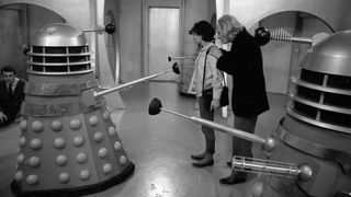 The Doctor and Susan face the Daleks