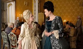 Lesley Manville and Liv Tyler on Harlots