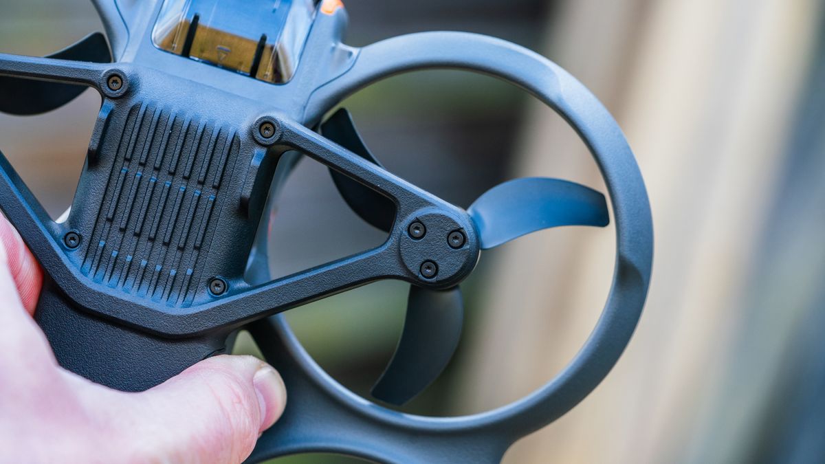 DJI Avata 2 FPV drone propellor closeup