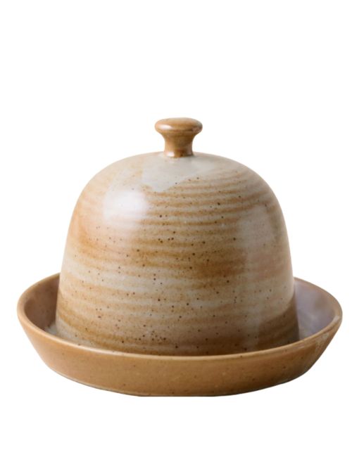 French Grey Reduction Fire Butter Dish