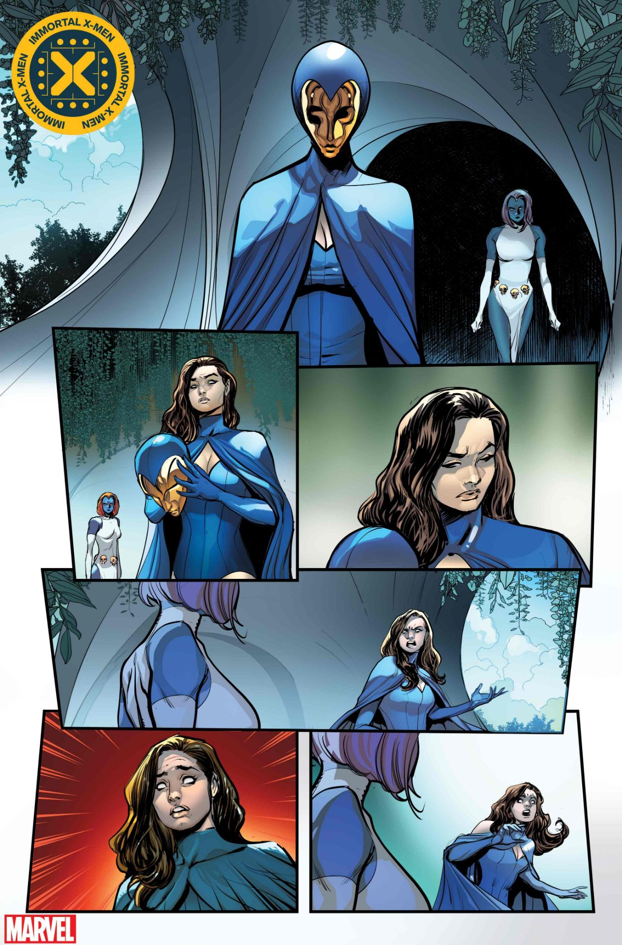 Immortal X-Men #12 interior pages