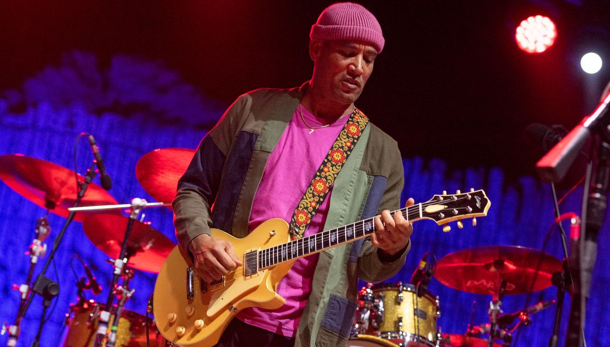 Ben Harper performs onstage at Parco dei Suoni in Oristano, Italy on August 9, 2022