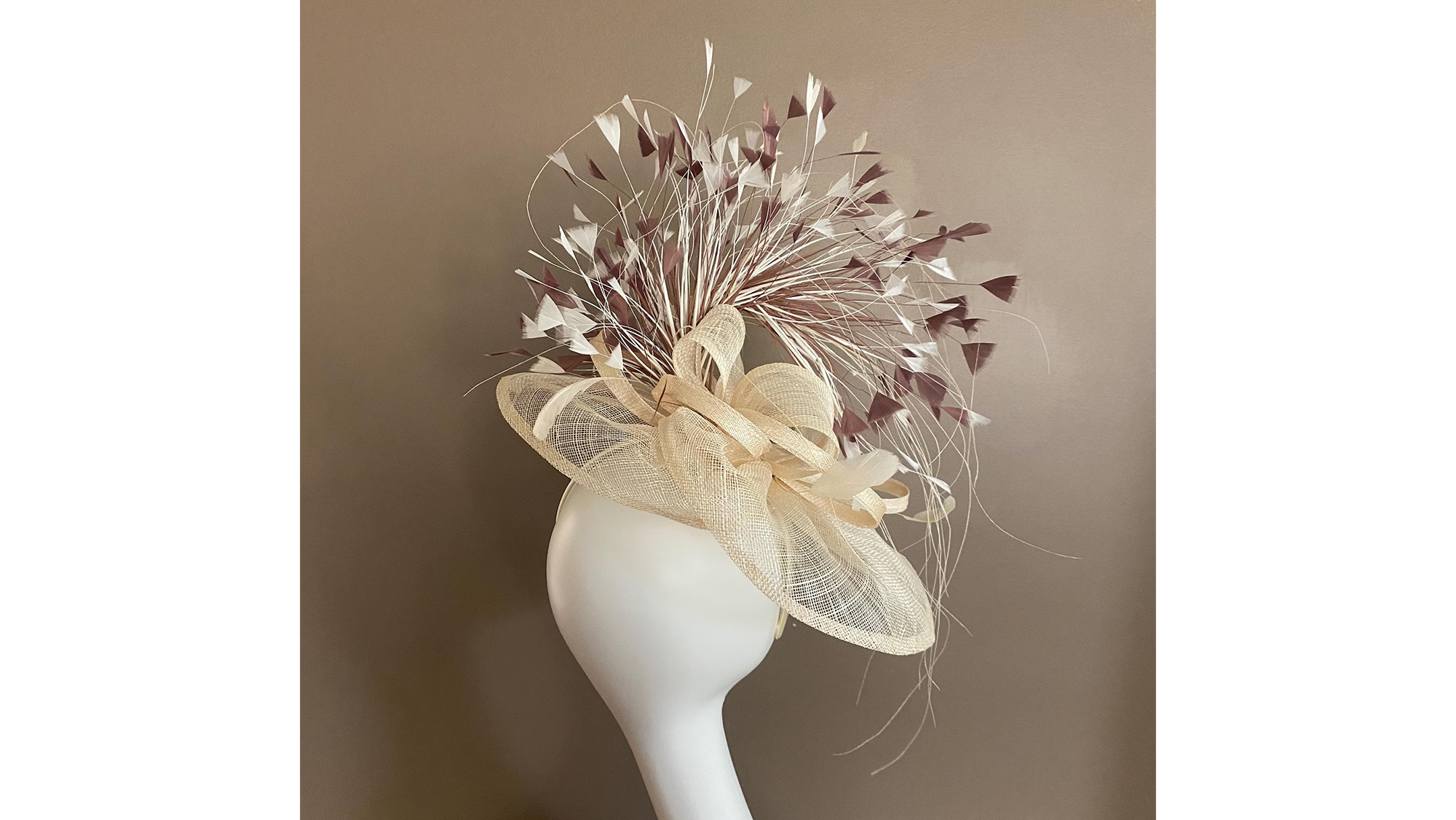 Young Hat Sinamay Fascinator