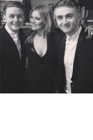 Kate Moss Poses With Disclosure