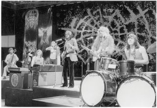 Performing Roll Over Beethoven on Top of The Pops in 1973