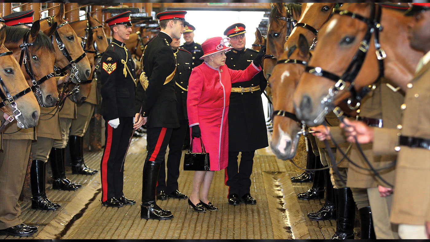 The Queen with horses