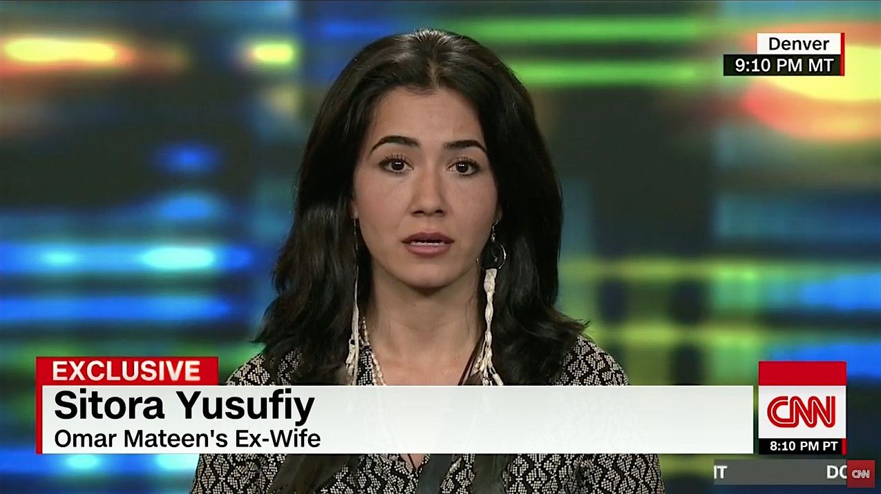 Omar Mateen&amp;#039;s ex-wife, Sitora Yusufiy, on CNN