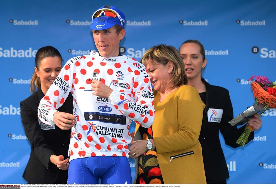 Dan Martin keeps the polka-dot jersey