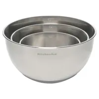 KitchenAid Stainless Steel Mixing Bowls, Set of 3 |Was $74.99,now $45.99 at Amazon