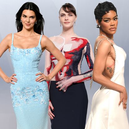 Kendall Jenner Cara Delevigne and Teyana Taylor at the 2026 Vanity Fair Oscars Party