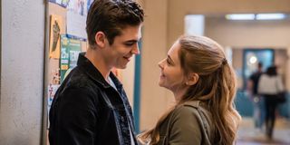 Josephine Langford and Hero Fiennes-Tiffin in After