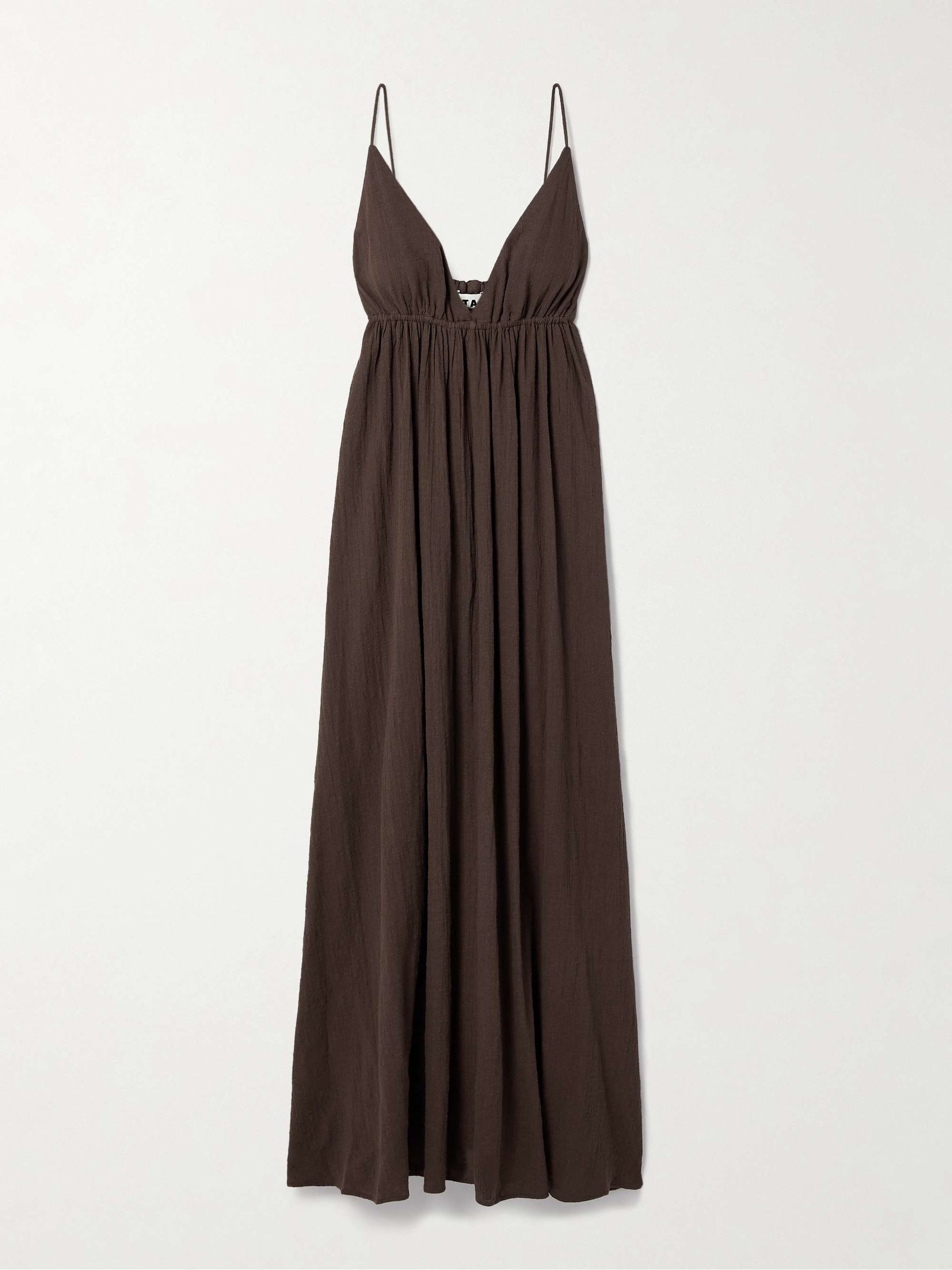 Hanna Cotton-Gauze Maxi Dress