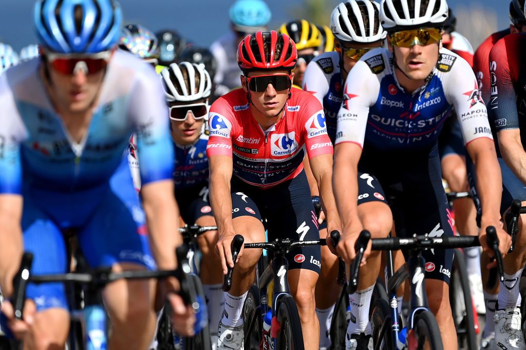 Remco Evenepoel during stage 11 at the Vuelta a Espana