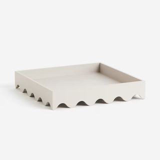 Wooden Tray Light Beige