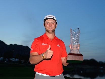 Jon Rahm defends Desert Classic