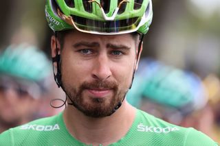 Peter Sagan seems relaxed in green at the Tour de France 