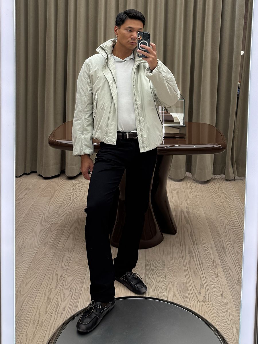 Joseph Tang Who What Wear Editors in Residence Fall Denim Outfits For Men
