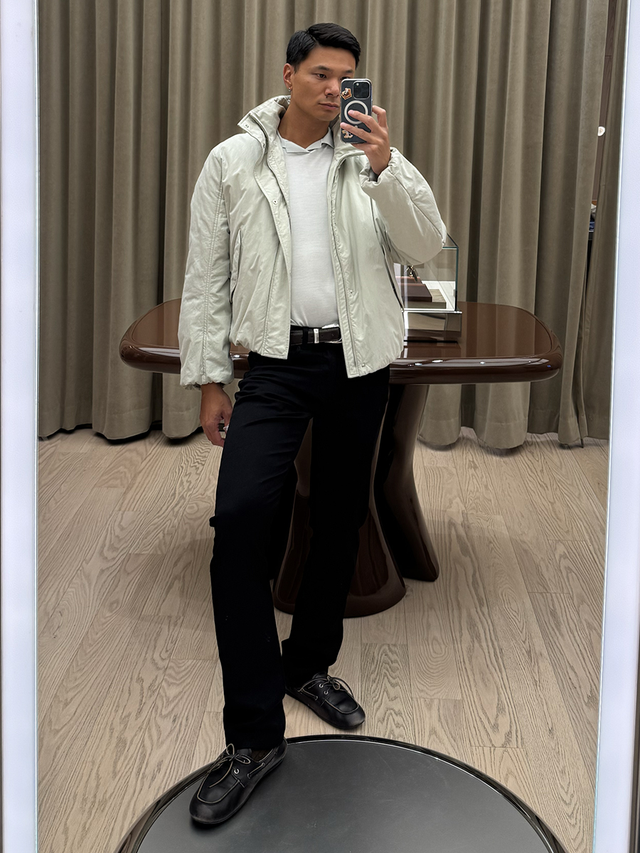 Joseph Tang Who What Wear Editors in Residence Fall Denim Outfits For Men