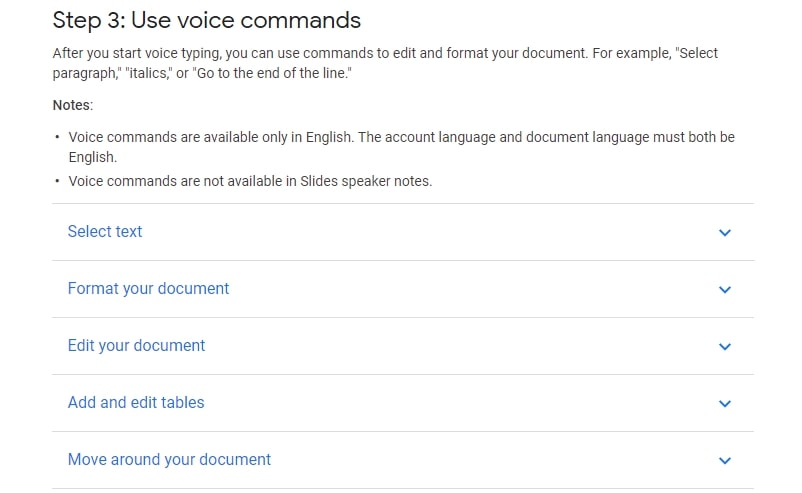 Speech-to-text in Google docs 6