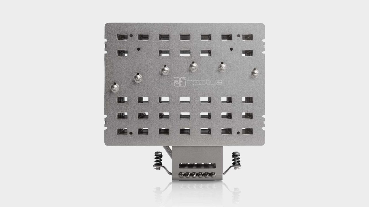 Noctua NH-P1 passive CPU cooler on a blank background