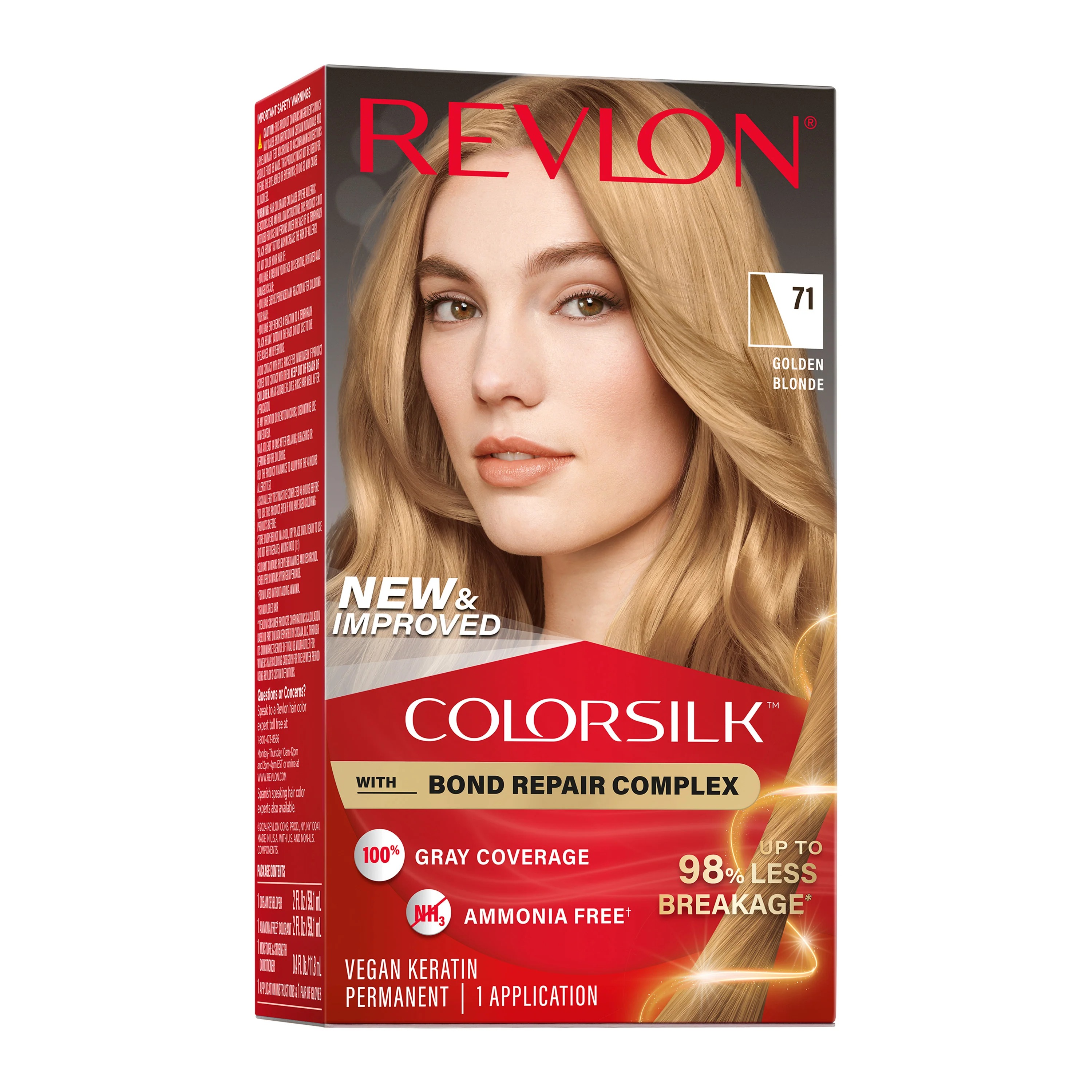Revlon, Colorsilk&amp;trade; With Bond Repair Complex Permanent Hair Dye