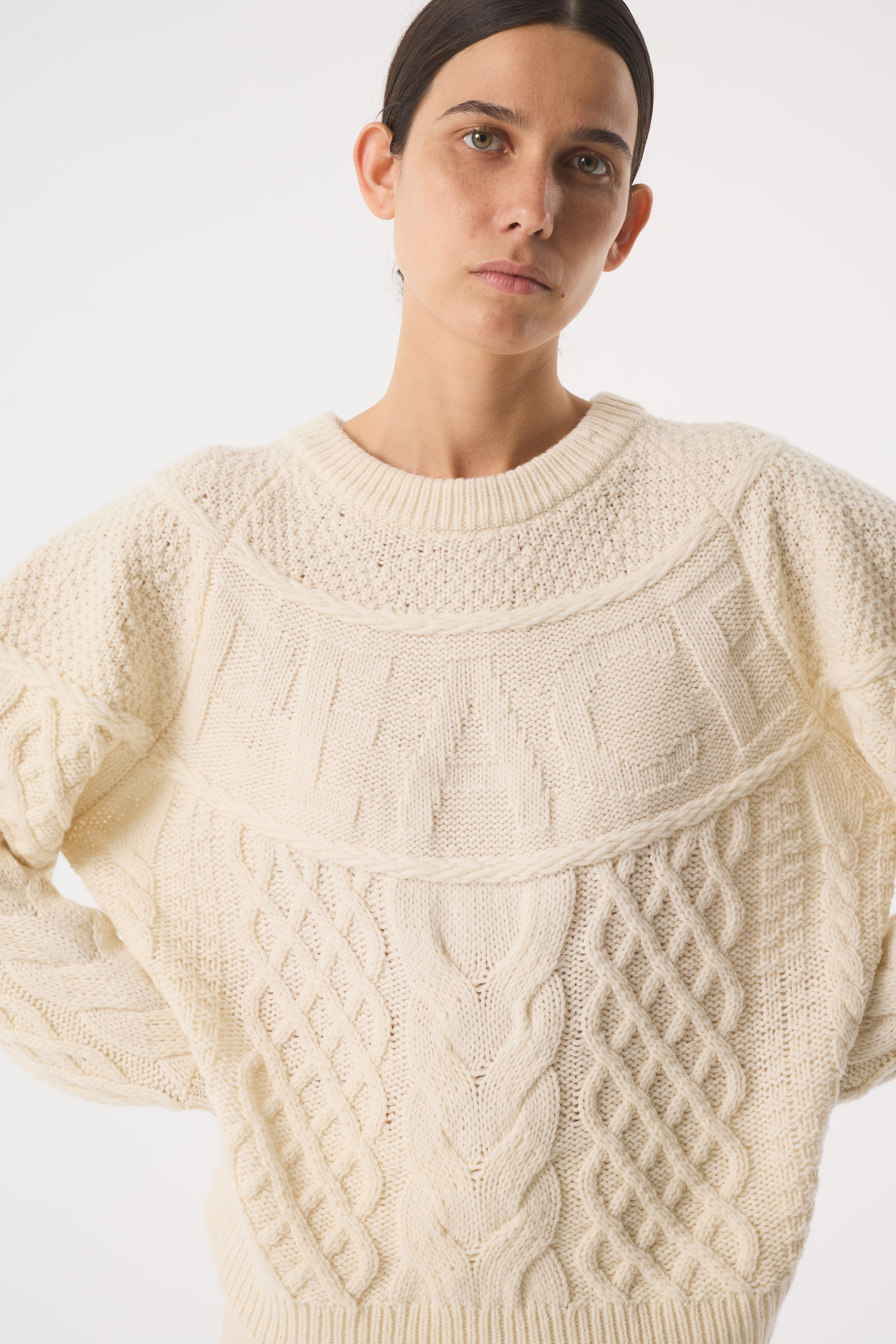 Peace Ivory Jumper - Ivory / Xs/s
