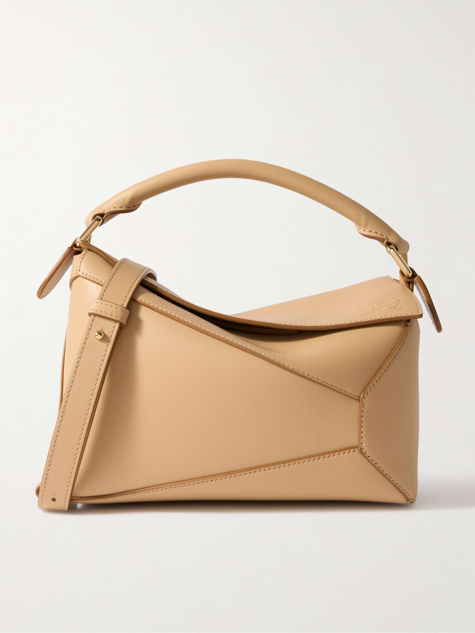 Puzzle Edge Small Leather Shoulder Bag