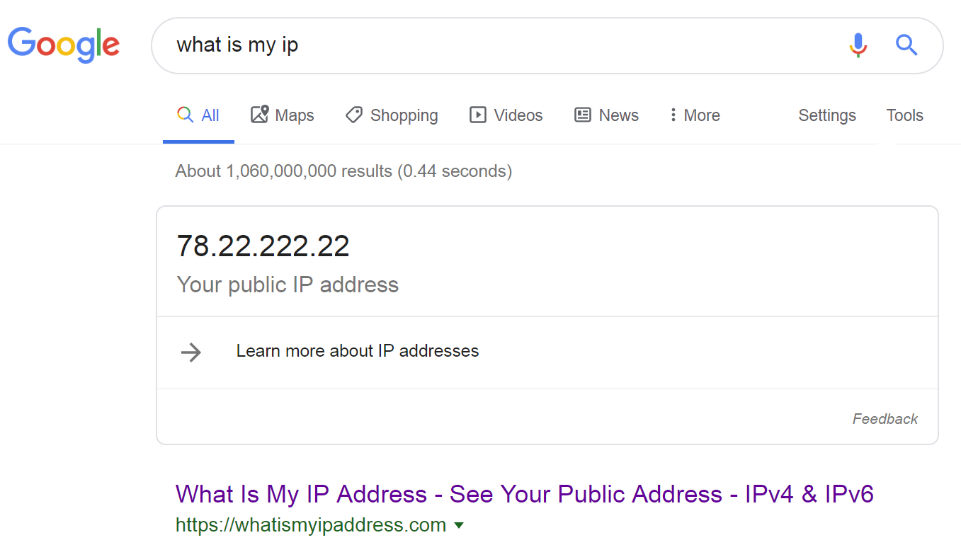 Alternative method of finding public IP